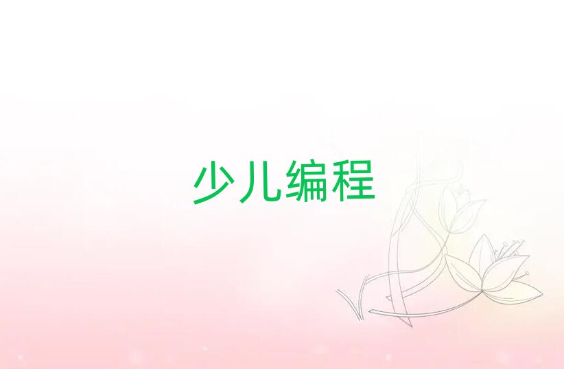 西安附近小學生編程培訓班