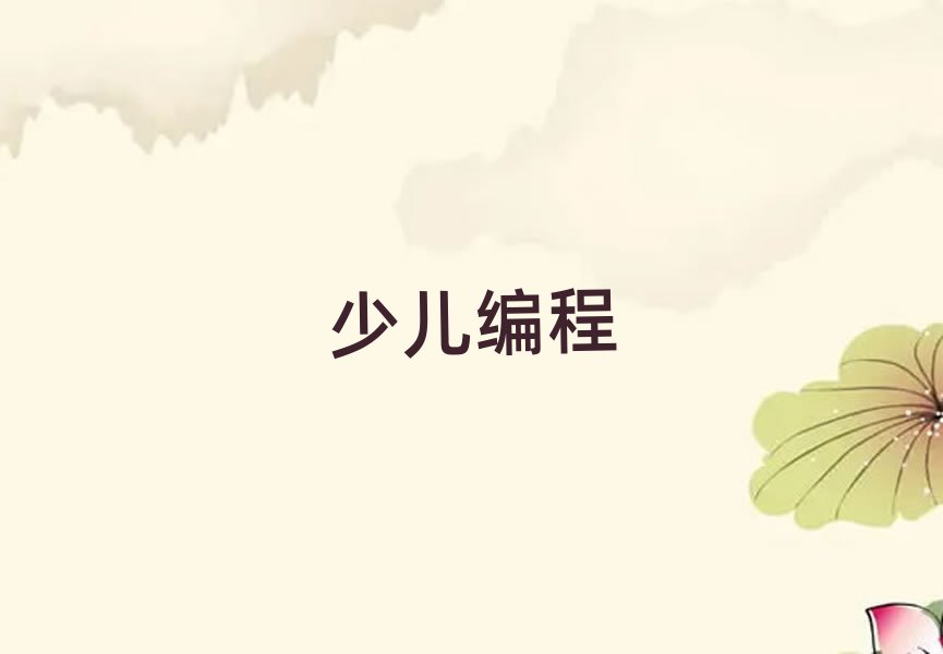 小學(xué)生編程