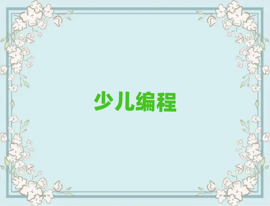 小學(xué)生編程