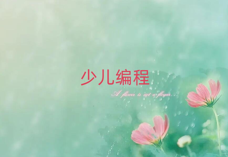 固安scratch培訓學校