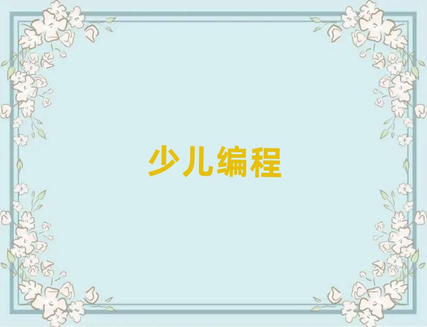 廣州少兒編程培訓(xùn)學(xué)校