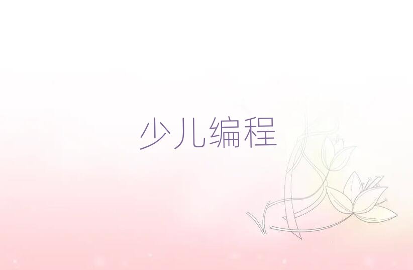 長沙正規(guī)少兒學(xué)js編程培訓(xùn)學(xué)校