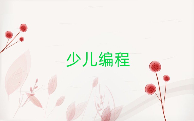 廊坊學習少兒學scratch