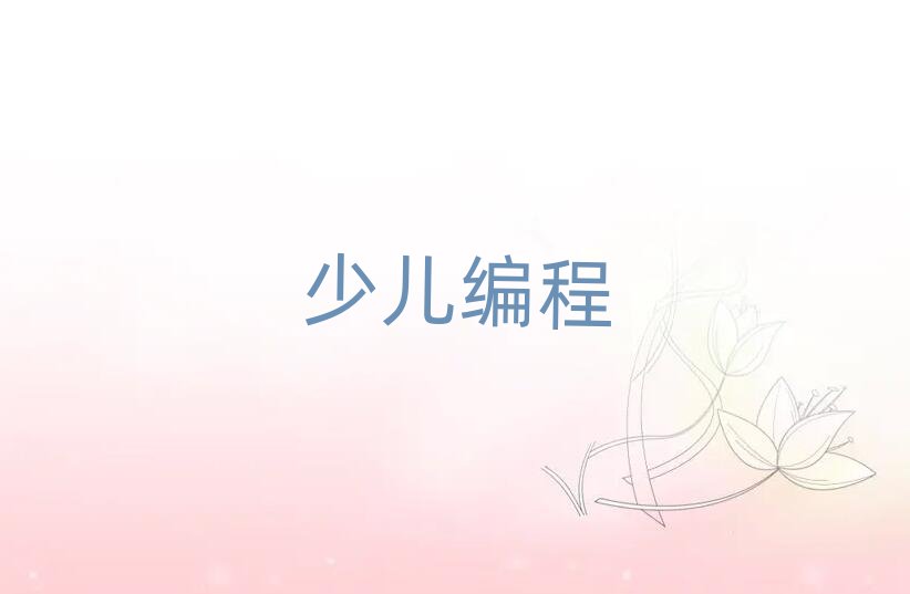 廊坊少兒編程培訓學校