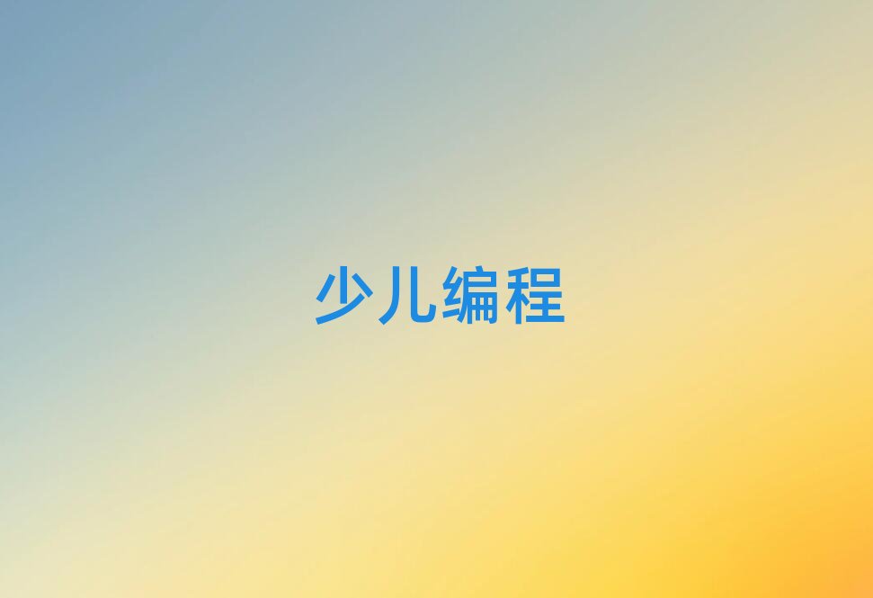 徐州哪能學孩子學編程