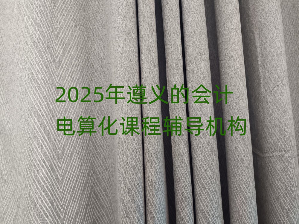 2025年遵義的會(huì)計(jì)電算化課程輔導(dǎo)機(jī)構(gòu)