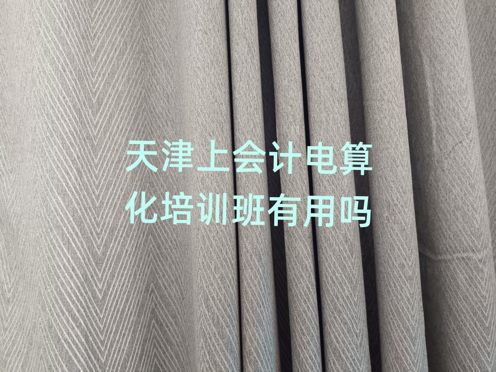 天津上會計電算化培訓班有用嗎
