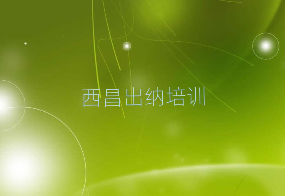 西昌人民路出納培訓多少錢