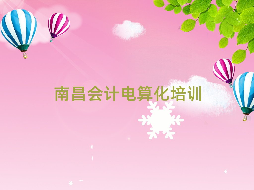 南昌青云譜區學會計電算化報班名單揭秘一覽