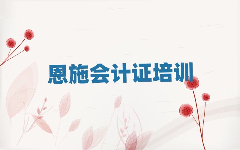 恩施會(huì)計(jì)證培訓(xùn)班師資力量雄厚排名top10