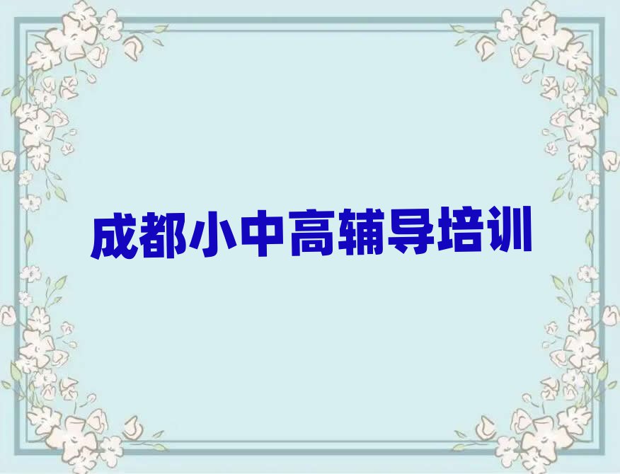 成都小學(xué)英語培訓(xùn)在哪學(xué)