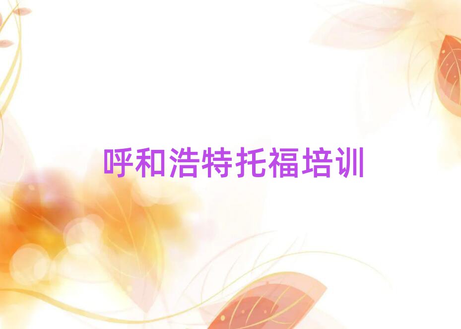 呼和浩特比較好的托福培訓班排名更新