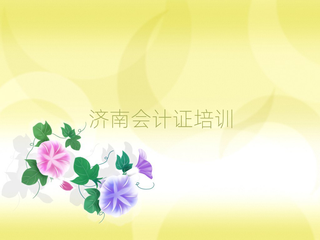 濟(jì)南會(huì)計(jì)證培訓(xùn)班哪家好
