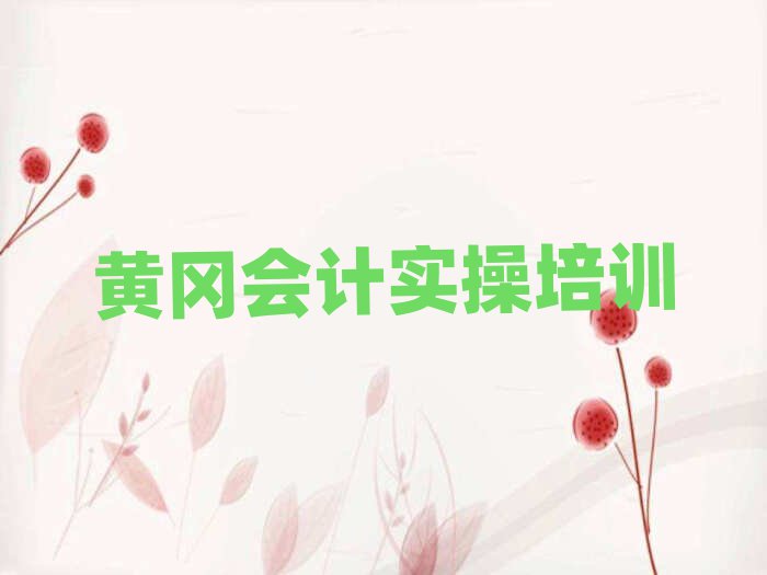 2025黃岡會計實操哪個學校好榜單一覽推薦排行榜