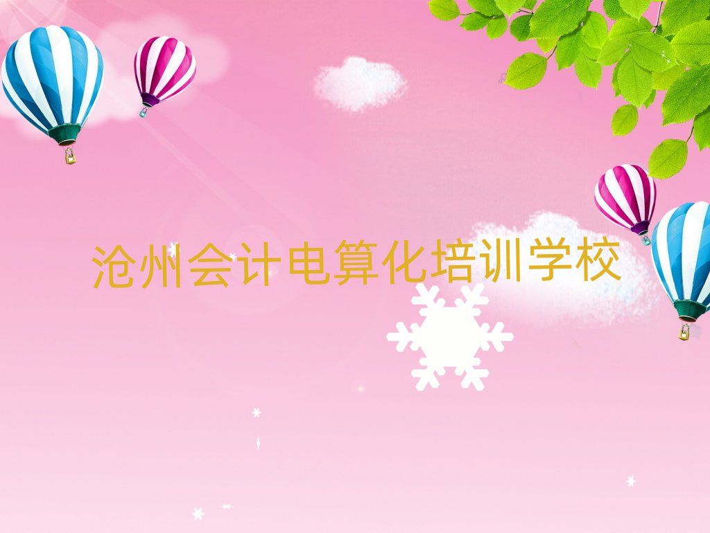 2025滄州會計電算化線上學習班top排行榜